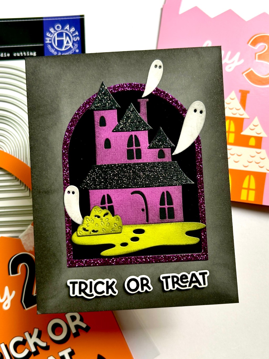 Augtober Card Series: Haunted House (Hero&nbsp;Arts)