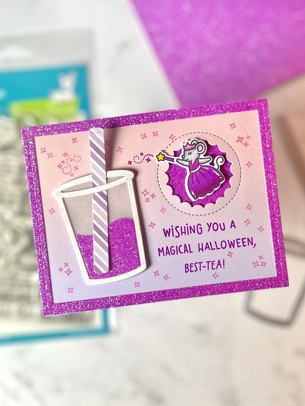 Happy Halloween, Bes-Tea! (Lawn Fawn Challenge&nbsp;Blog)